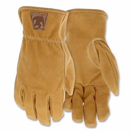 EAT-IN Sasquatch Leather Driver Work Gloves, Tan - Extra Large EA3699996